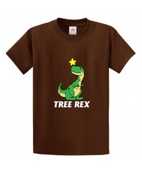 Tree Rex with Dinosour Classic Unisex Kids and Adults T-Shirt